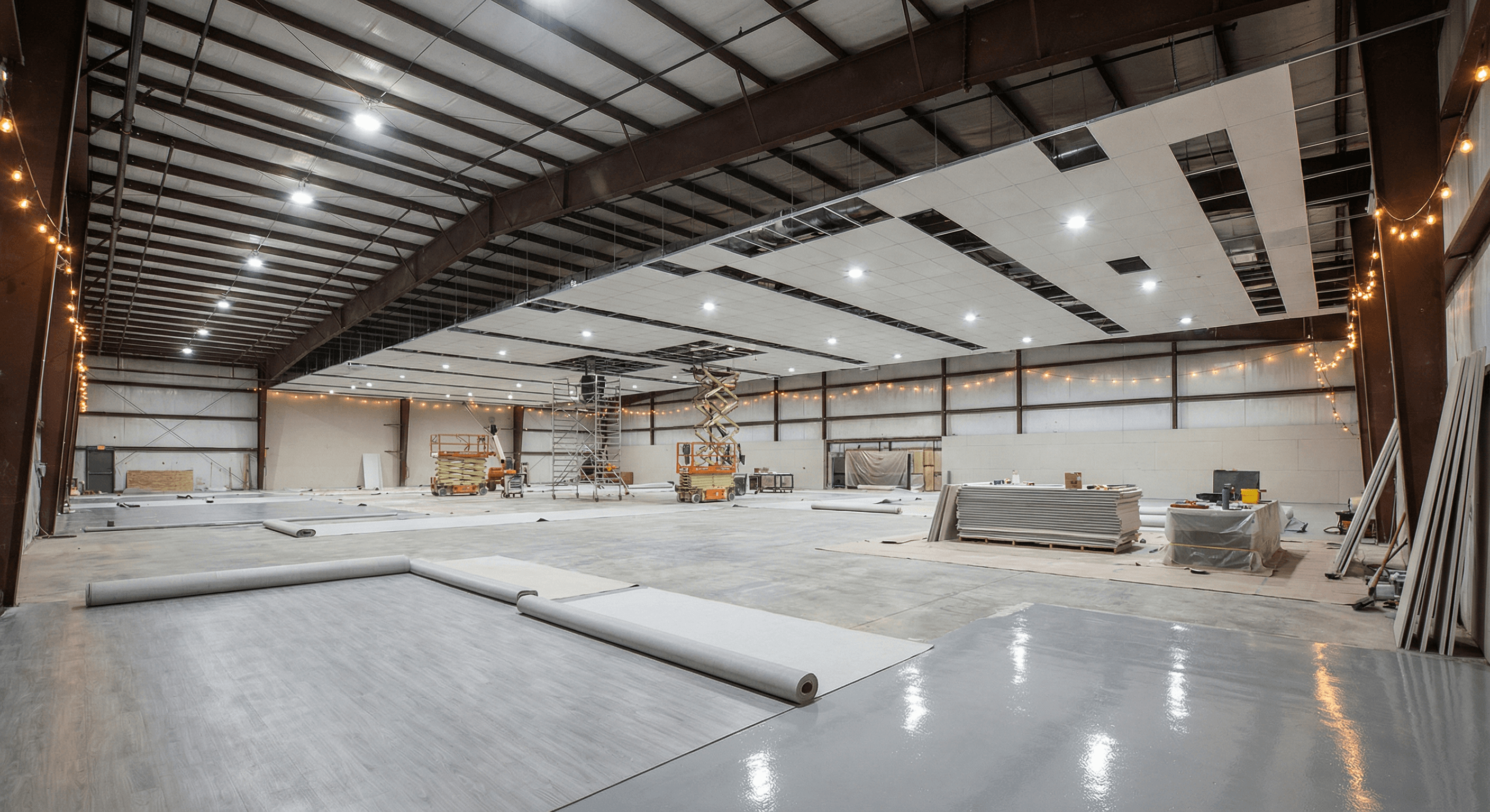 Reforma em pavilhão industrial